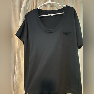 Aerie black boyfriend Tee